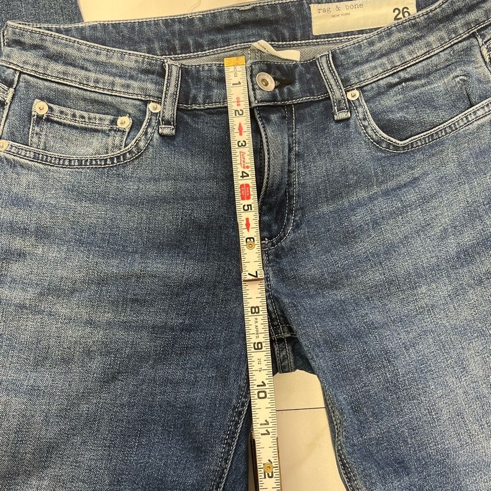 Rag & Bone Dre Low Rise Slim Boyfriend Denim Jean size 26 - Picture 7 of 9